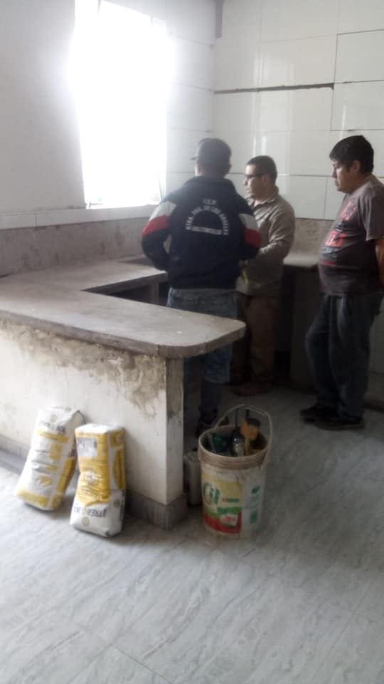 Instalación Cocina Negro Galaxy   Lurin