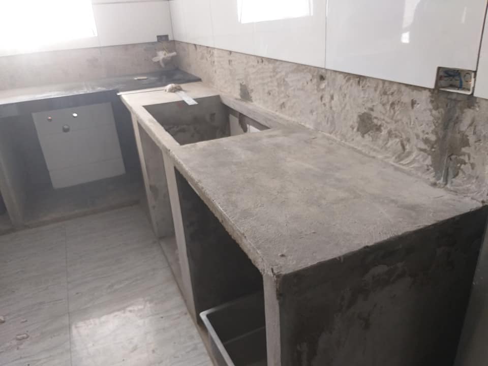 Instalación Cocina Negro Galaxy   Lurin