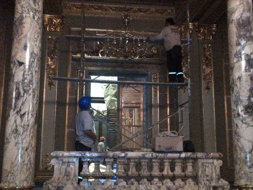 Pulido Salón Dorado   Palacio de Gobierno